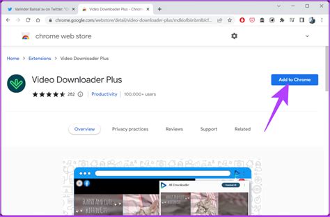 The helper download websites should work fine. . Chrome twitter video downloader